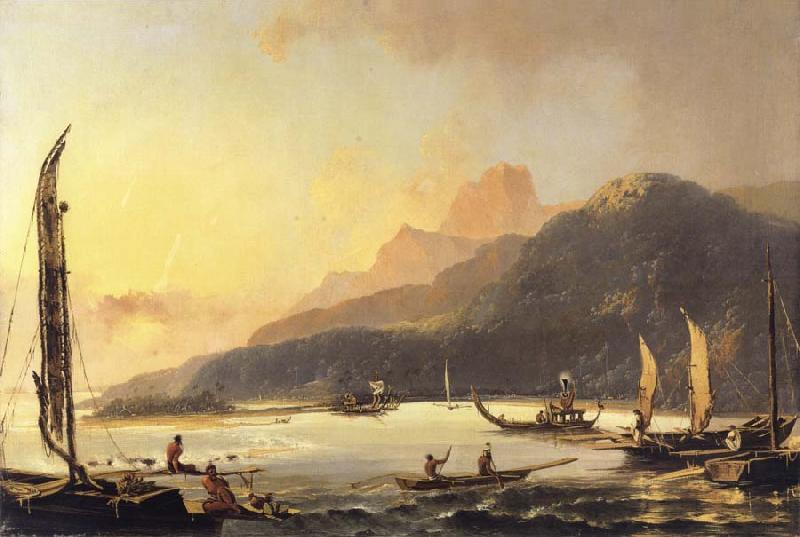 unknow artist A View of Matavai Bay in th Island of Otaheite Tahiti